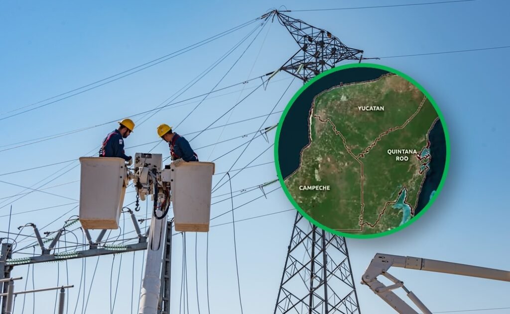 Restablece CFE el suministro eléctrico a la totalidad de los usuarios afectados en la península de Yucatán