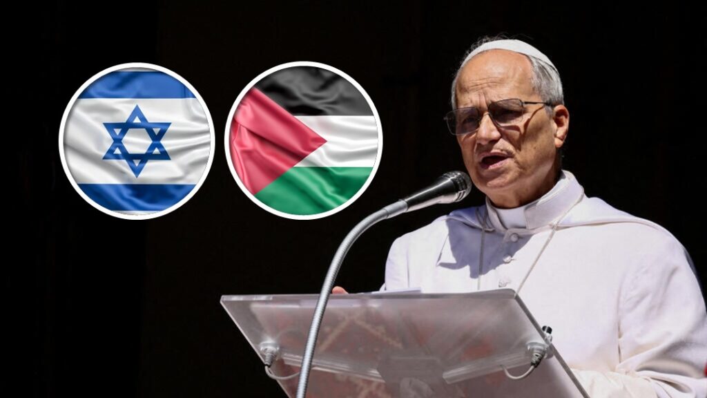 León XIV afirma que la única solución para la paz en Gaza es la existencia de dos Estados