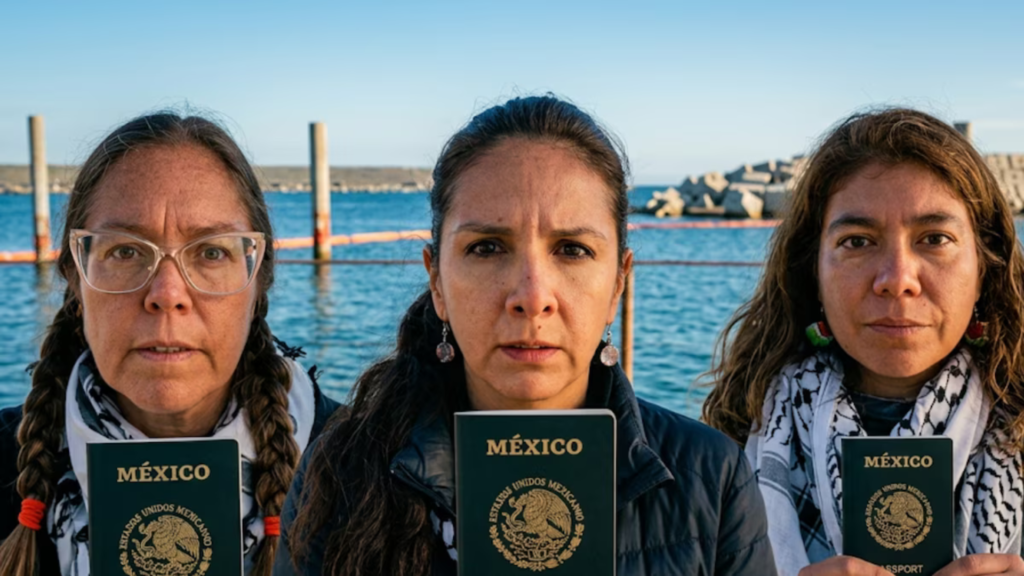 Roberto Velasco, Secretario de Relaciones Exteriores, confirmó que las mexicanas Sol González, Violeta Muñoz y Paulina Castillo, quienes viajaban hacia Gaza para entregar ayuda humanitaria, están detenidas por el gobierno de Israel.