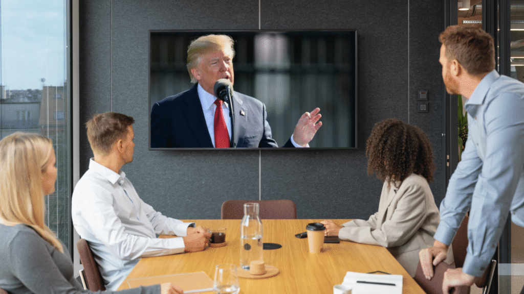 Periodistas opositores hacen mancuerna con Trump